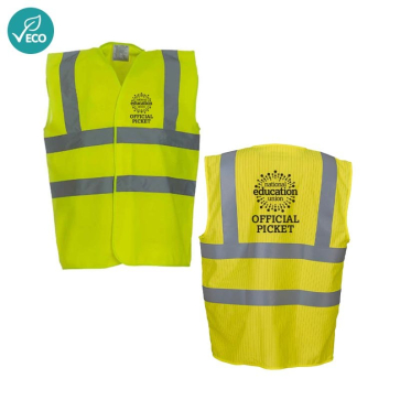 Hi-Visibility Waistcoat with Two Bands and Braces