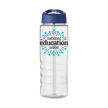 H2O Treble 750ml Spout Lid Sport Bottle (Personalised)